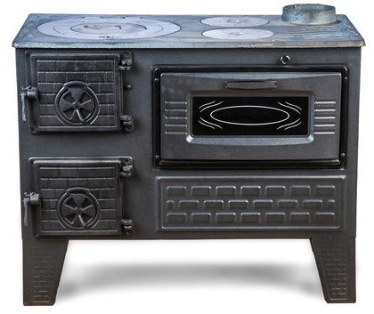 Отопительно-варочная печь МастерПечь ПВ-04 с духовым шкафом, 7,5 кВт в Оренбурге