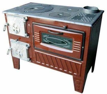 Отопительно-варочная печь МастерПечь ПВ-03 с духовым шкафом, 7.5 кВт в Оренбурге